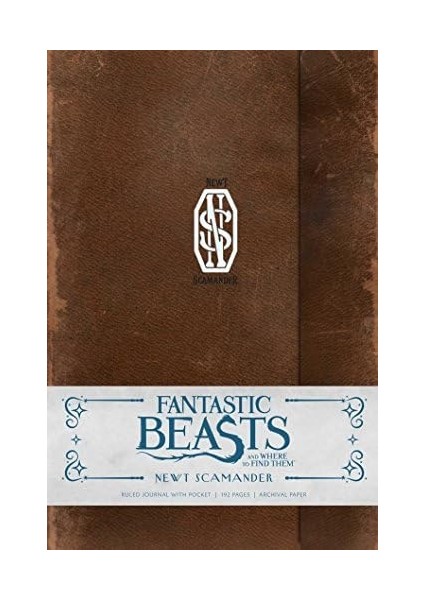 Beasts And To Fınd Them: Newt Scamander Ruled Journal ( Potter) (Kapak Değişebilir)