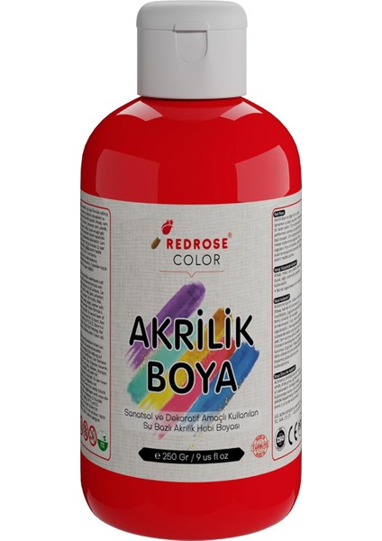 Rose Kırmızı Akrilik 250 gr