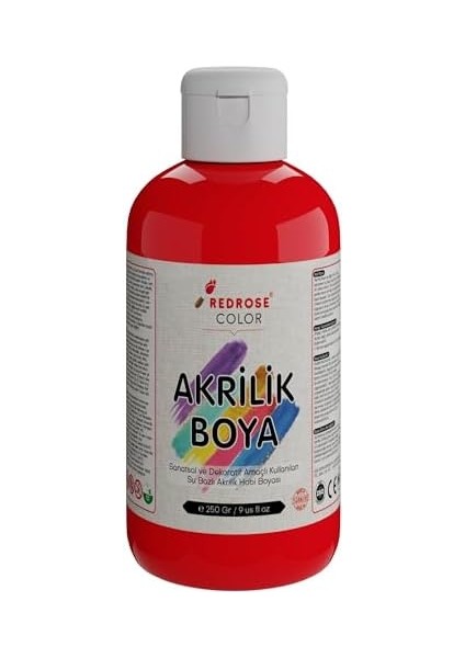 Rose Kırmızı Akrilik 250 gr fiyatları