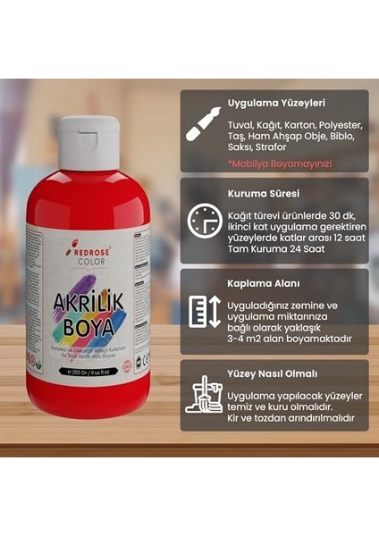 Rose Kırmızı Akrilik 250 gr modelleri