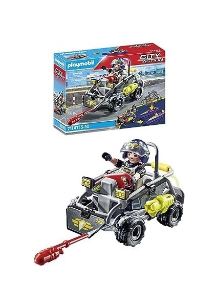 City Action 71147 -Multi-Terrain-Quad, Dönüştürülebilir Sek Sürat Teknesi, 5 Yaş ve Üzeri Çocuklar Için Oyuncak modelleri