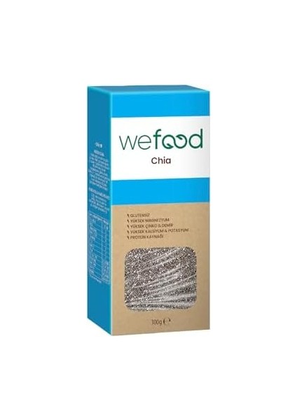 Wefood Siyah Chia - 300 gr