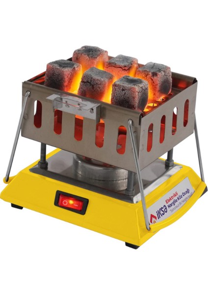 Kare Krom Elektrikli Nargile Köz Ocağı indirimleri