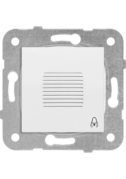 Karre/meridian Beyaz Zil Buzzer Mekanizma ve Düğme/kapak