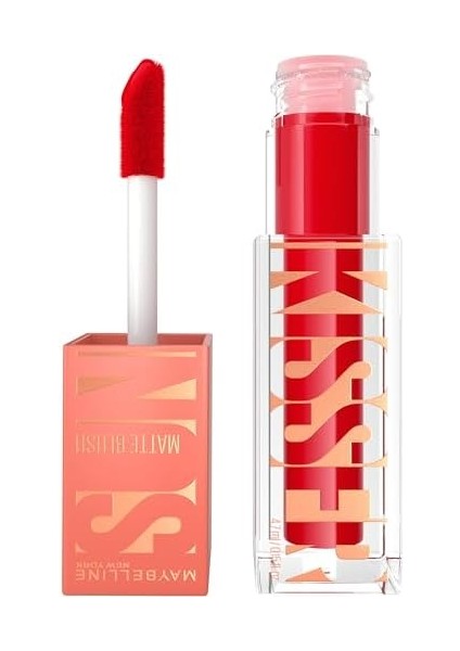 Maybelline New York Sunkisser Hazy Matte Likit Allık - 36 Spicy Red fiyatları