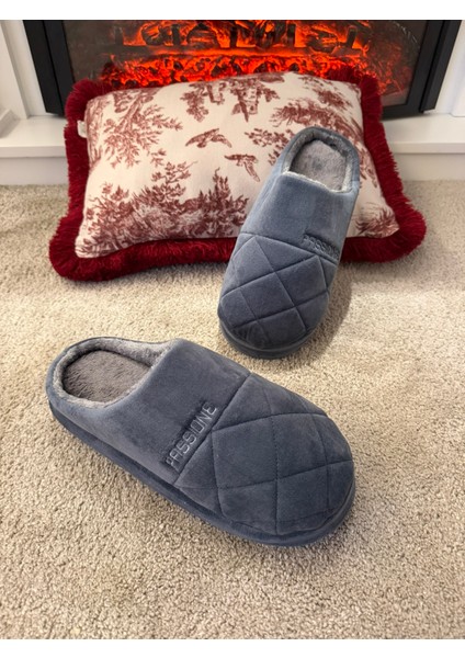 Erkek Pofuduk Taban Çok Yumuşak ve Hafif Içi Yünlü Peluş Ev Terliği fiyatları