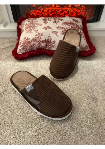 Erkek Sessiz Taban Çok Yumuşak ve Hafif Içi Yünlü Peluş Ev Terliği fiyatları