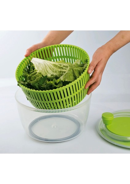 Salata Kurutucu Çok Renkli 4.4 Lt Bpa Free Plastik Yuvarlak Salata ve Sebze Kurutucu fırsatları