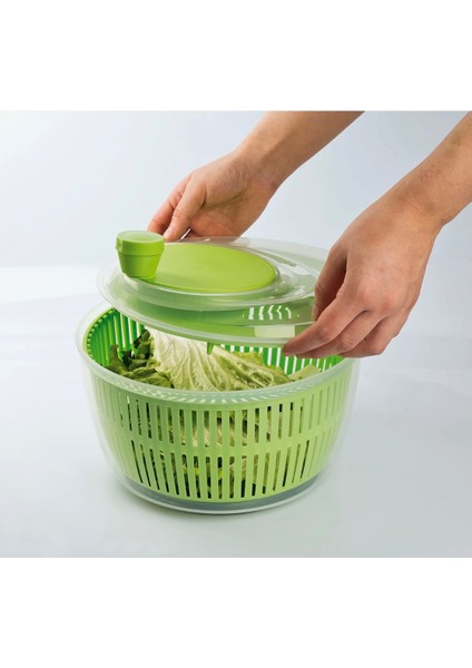 Salata Kurutucu Çok Renkli 4.4 Lt Bpa Free Plastik Yuvarlak Salata ve Sebze Kurutucu indirimleri