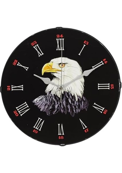 25 cm Dekoratif Plastik Cam Taraftar Duvar Saati fiyatları