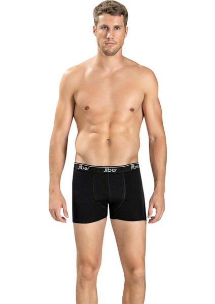 Erkek 5'li Siyah Likralı Stretch Boxer fırsatları