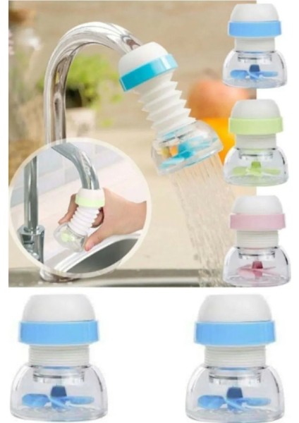 Fırfırlı Musluk Filtresi | Musluk Ucu Su Filtresi | 360 Derece Dönebilen Musluk Tasarruf Filtresi fiyatları