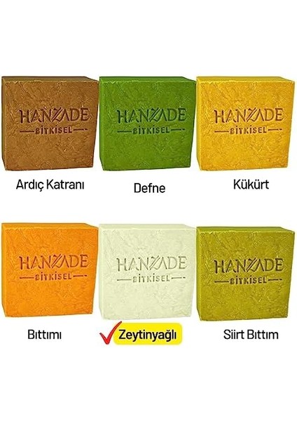 Hanzade Bitkisel Doğal El Yapımı Hatay Zeytinyağlı Sabun 1 kg modelleri