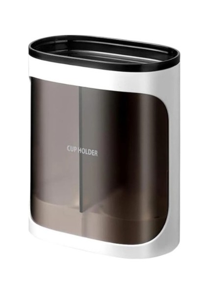 2 Sıralı Yeşil Yapışkanlı Su Sebil Plastik Karton Bardak Tutucu Bardaklığı Dispenseri Bardaklık