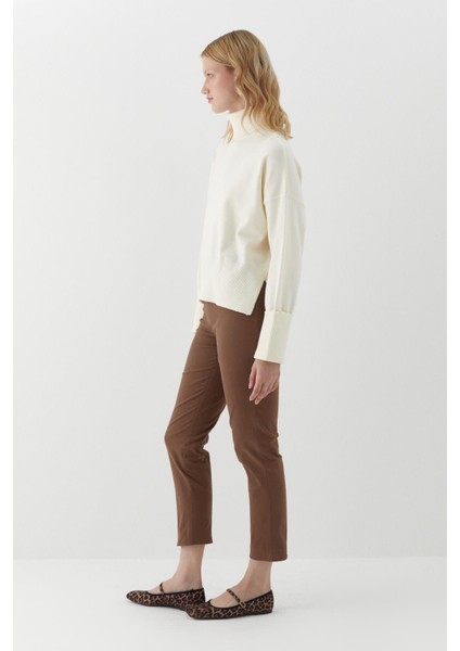 Beli Lastikli Gabardin Pantolon Taba fiyatları