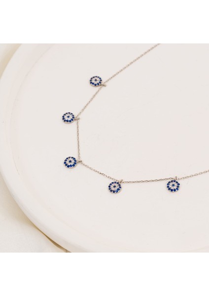 Nazar Boncuklu Şans Gümüş Kolye fiyatları