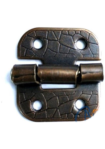 Stoplu Menteşe - 30x33mm, Oksit, 1 Adet