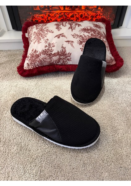 Erkek Sessiz Taban Çok Yumuşak ve Hafif Içi Yünlü Peluş Ev Terliği modelleri