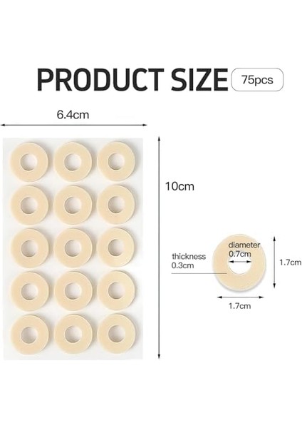 Kyrotech 30 Adet Nasır Yaması, Tek Tip, Yumuşak Lateks Köpük Koruma Bandı, Kendinden Yapışkanlı, Ayak Nasır ve Tahriş Önleyici Ped, Sürtünme ve Basınca Karşı Rahatlatıcı Yama fiyatları