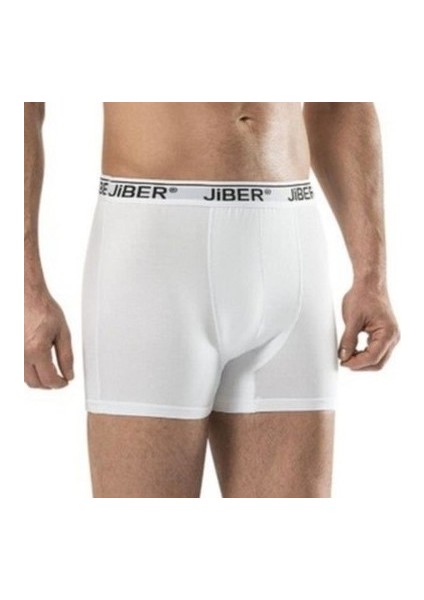 Erkek 2'li Beyaz Likralı Stretch Boxer modelleri