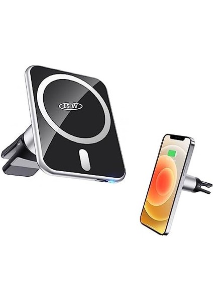 Hobimtek HP-A07 15W Kablosuz Şarj Araba Telefon Tutucu Ayarlanabilir Havalandırma Için Yüksek Kalite Tutucu Premium modelleri