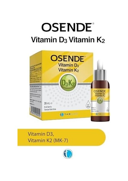Osende D3K2 Damla 20 ml