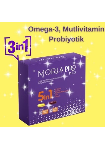 Morıa Pro Plus Omega 30 Kp+Multivitamin, 30 Kp fiyatları