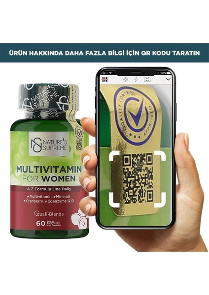 Nature's Supreme Multivitamin For Women 60 Kapsül modelleri