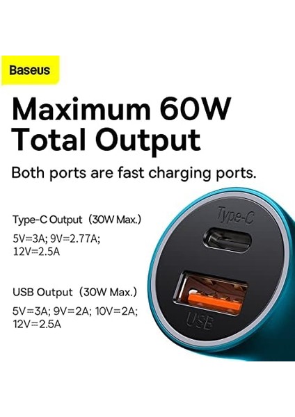 Gldn Arç Şrj Chzı, A + C, 60W Mvi modelleri