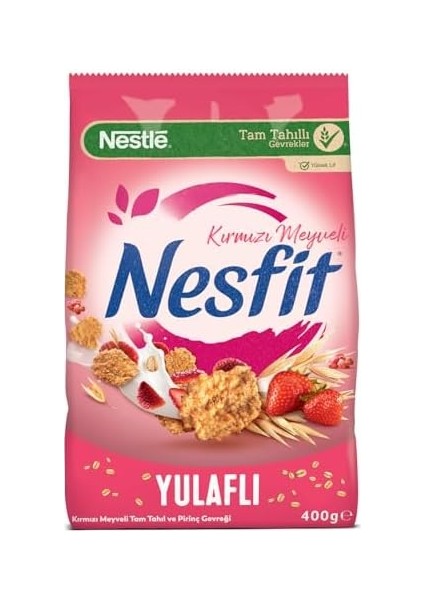 Nestlé Nesfit Kırmızı Meyveli Tam Tahıl ve Pirinç Gevreği, 400 G modelleri