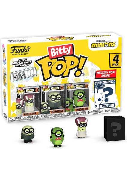 Bitty Pop: Minions- Frankenbob 4pk Figür