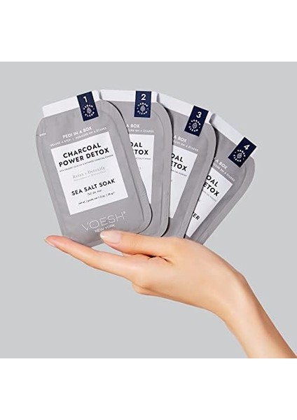 Voesh Pedi In A Box Deluxe 4 Adımlı Pedikür Seti Karbon modelleri