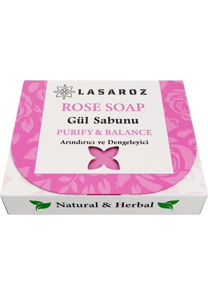 Gül Sabunu Doğal Bitkisel Arındırıcı Dengeleyici Sabun 100 gr modelleri