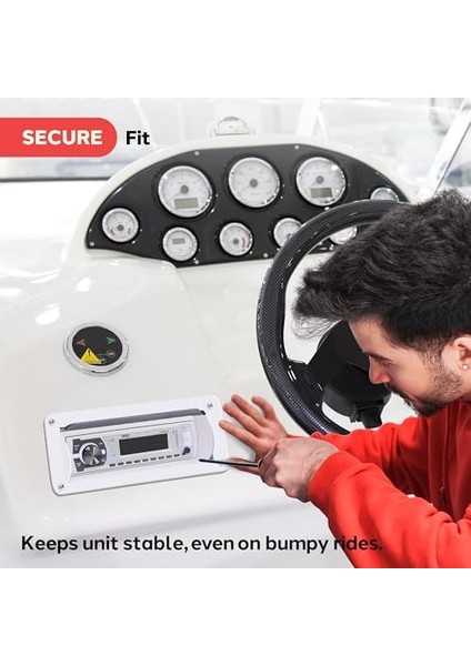 Suya Dayanıklı Deniz Kapak - Duman Renkli Ağır Hizmet Teknesi Radyo Koruyucu Kalkan Açılır Kapı ve Yaylı Açma - Montaj Contası Dahildir - Plmrcw2, Beyaz modelleri