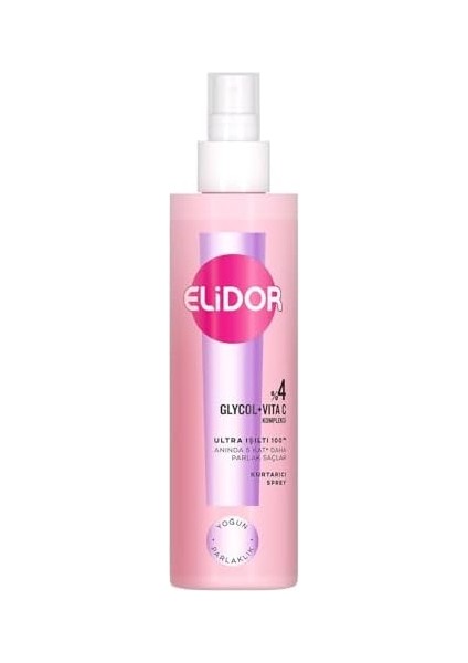 Elidor Ultra Işıltı 100 Kurtarıcı Sprey 200 ml fiyatları