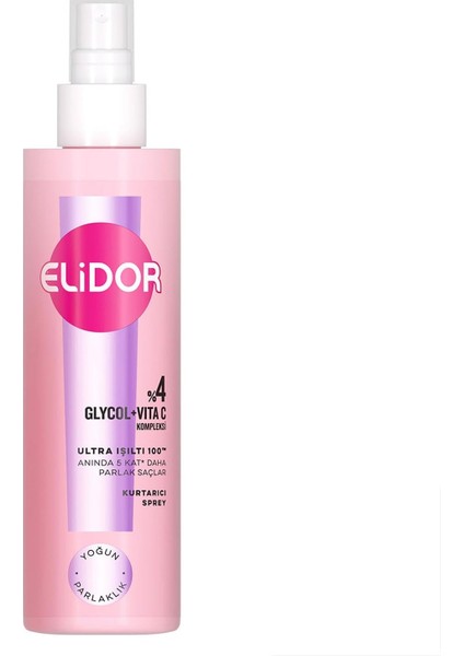 Elidor Ultra Işıltı 100 Kurtarıcı Sprey 200 ml modelleri
