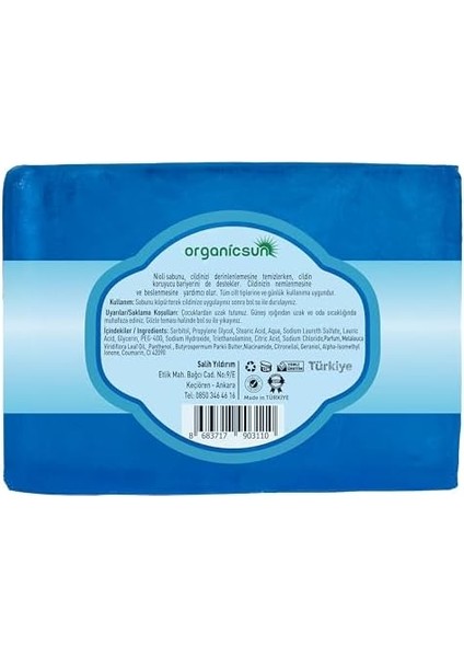 Organicsun Doğal Nioli Sabunu 140 gr x 3 Adet Tüm Cilt Tipleri Için Kötü Koku ve Kaşıntı Karşıtı Nioli Yağı Sabunu
