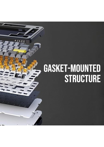 Ajazz AK820 Max He Hall Effect Manyetik Switch Kablolu Oyun Klavyesi 8000Hz Siyah Beyaz fiyatları