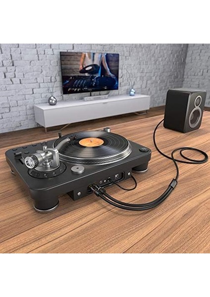 – Cinch'ten 3,5mm 'a Adaptör Kablosu – 1m – Çok Yönlü Tak ve Çalıştır Ses Kablosu (Aux/3,5 Mm'den 2x Cinch/rca'ya Akıllı Telefon, Tablet, Ses Çubuğu, Tv, Dizüstü Bilgisayar, Mp3) fiyatları