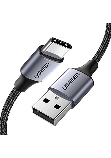 Örgülü USB Type-C Şarj ve Data Kablosu, 1.5 Metre, Siyah modelleri