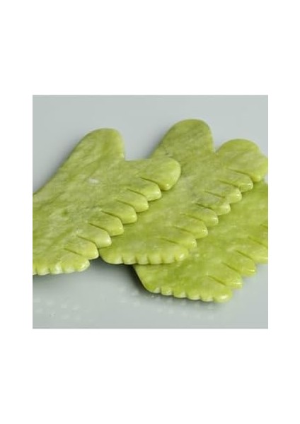 Fulia Elegance Çok Amaçlı Yeşim Taşı Pro Gua Sha Tırtıklı Masaj Aleti Doğal Taş Tarak Jade Gua Sha Jade Hair Comb Saç, Yüz ve Cilt Bakımı Aleti fiyatları