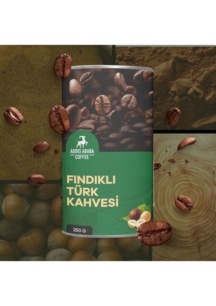 Addis Ababa Coffee - Fındıklı Türk Kahvesi, Aromalı Türk Kahvesi 250 gr fiyatları