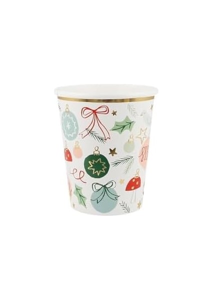 - Festive Pattern Cups - Yeni Yıl (8'li) fiyatları