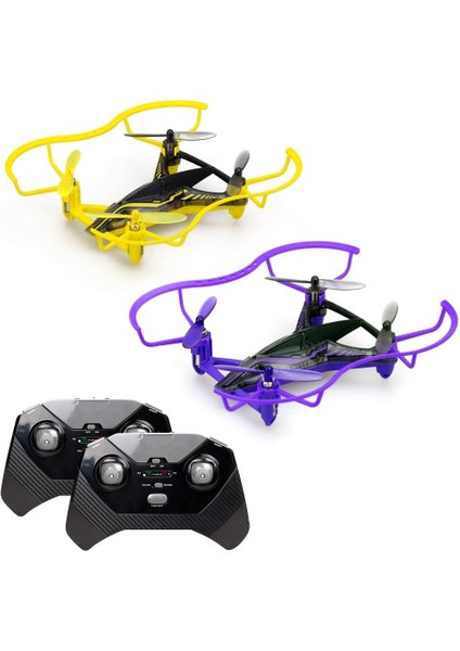 Hyperdrone Yarış Büyük Kit, 2'li Drone Set, 2.4g - 4ch Gy