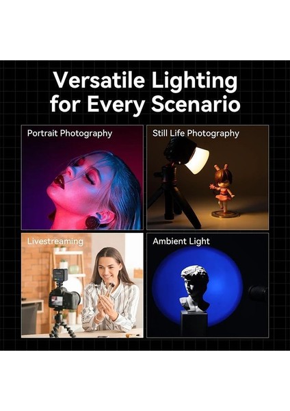 L3 Rgb LED Efektli Video Işığı L052GBB1 modelleri