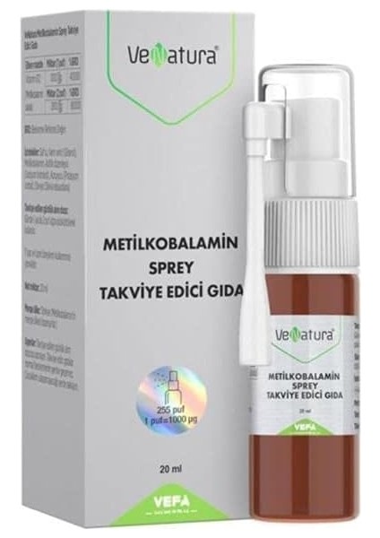 Venatura Metilkobalamin Sprey 20 ml