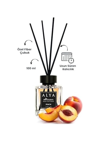 Alya Alya Nature's Scents Peach Bambu Çubuklu Oda Kokusu- Şeftali Kokusu fiyatları