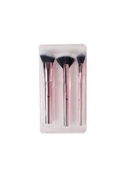 Nascita 3'lü Metalik Makyaj Fırça Seti - 103