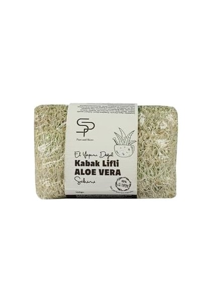 El Yapımı Doğal Kabak Lifli Aloevera Sabunu