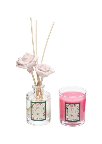 Garden Rose Oda Kokusu ve Vegan Mum Hediye Seti fiyatları